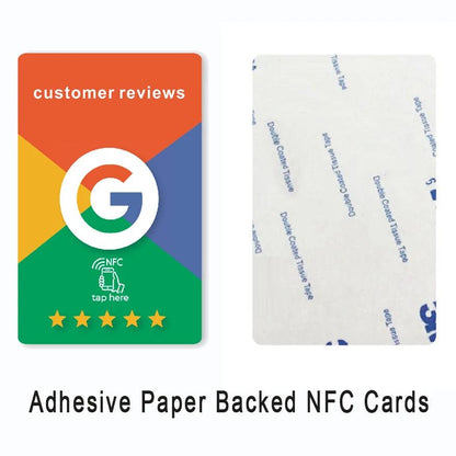 Google Review Card - English, French, Italian - GRC Stroe