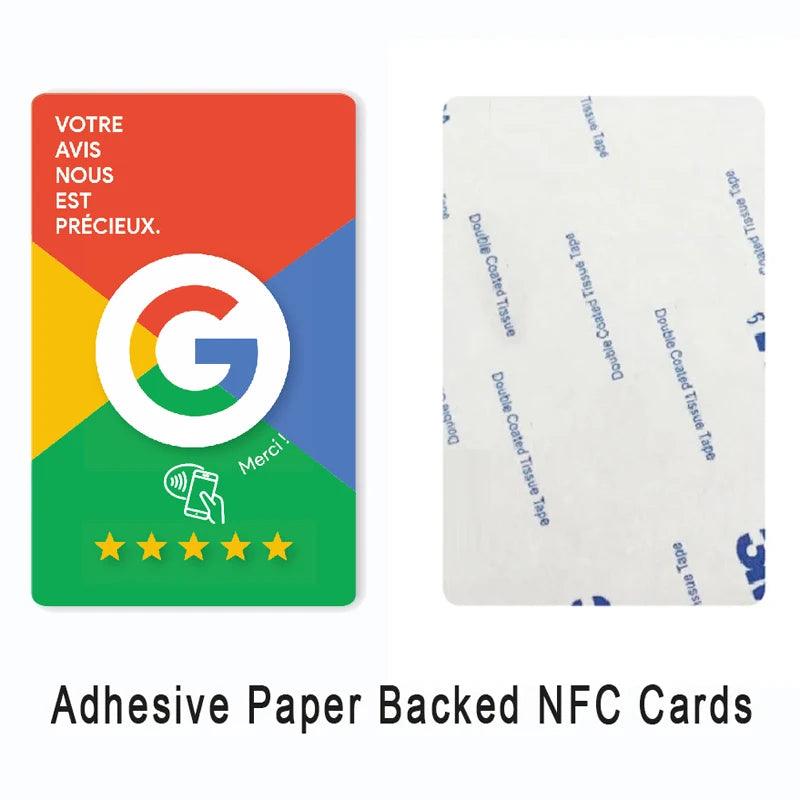 Google Review Card - English, French, Italian - GRC Stroe