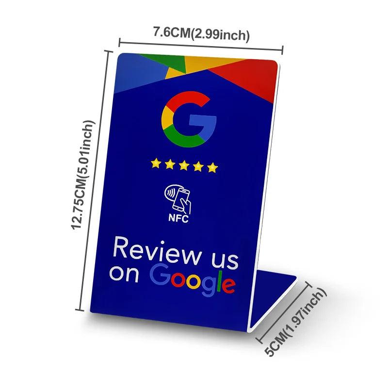 Google Review Stand - Black, Blue, White - GRC Stroe