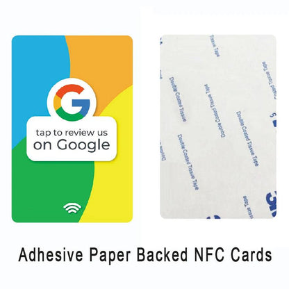 Google Review Cards - Colorful, Adhesive - GRC Stroe