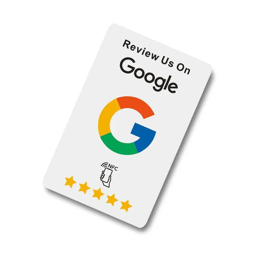 Google Review Card - 7 Colors, Adhesive - GRC Stroe