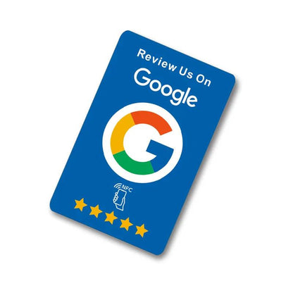 Google Review Card - 7 Colors, Adhesive - GRC Stroe